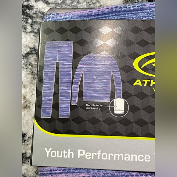 Athletic Works Girls Thermal Set XS 4-5 - Picture 3 of 10